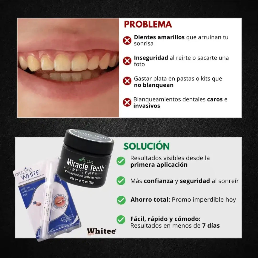 OFERTA 3x1 LÁPIZ BLANQUEADOR WHITE + BLANQUEADOR DE REGALO